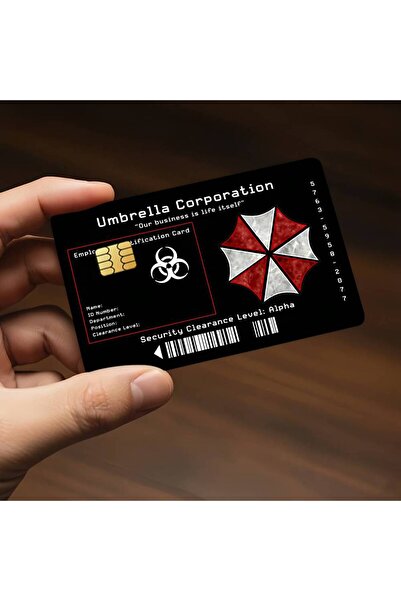 Choice4 z2 18.6x13.7CM Game Umbrella Corporation Credit Decorative Card Stick...