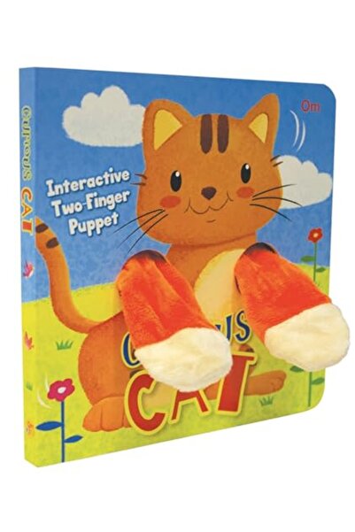 Om Books International Two Finger Puppet Book Cat