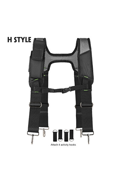 Choice JK-047-B JAKAH Pro Padded Suspenders, Heavy-Duty Adjustable Work Suspe...