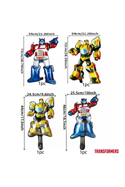 Choice Other Other 4pcs 4pcs Transformers Birthday Party Theme Decoration Set...