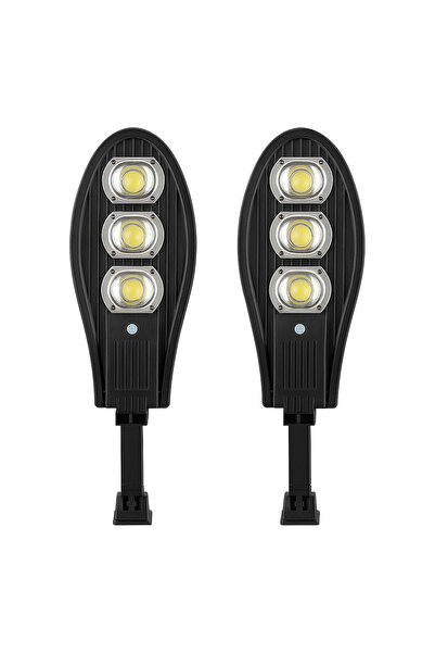 OEM ΣΕΤ 2 τεμαχίων Φωτιστικό Δρόμου με 90 LED, Ηλιακή Φόρτιση (V21)