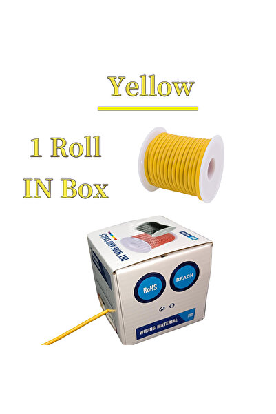 Choice33 22 AWG 30m Yellow 10colors Soft and Flexible Silicone Wire Spools 12...