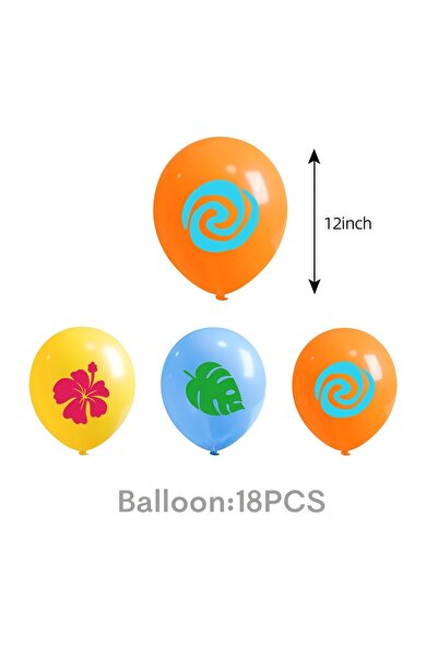 Choice21 18 قطعة من البالونات بتصميم المحيط لتزيين حفلات أعياد الميلاد، أدوات...