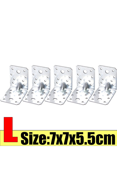 Choice7 L -5PCS as the figure shows 1-10pcs L-shaped Corner Brackets Furnitur...