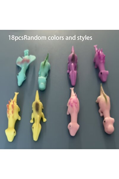 Choice3 DUTRIEUX 18pcs 6/12/18/36pcs Mini Dinosaur Finger Slingshots - Colorf...