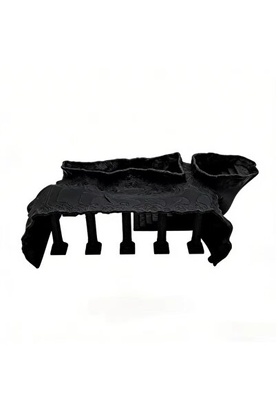 Choice5 5.51X3.03x1.81in Black 3D Printing Fish Tank Cave Artificial Roman Co...