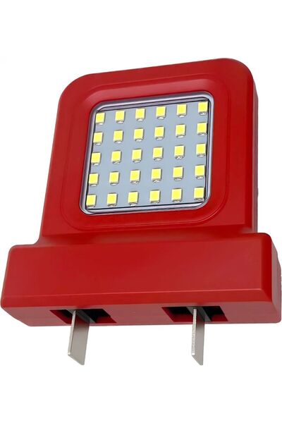 Choice1 Red Power Tool Accessories LED Work Light for Makita for Milwaukee fo...