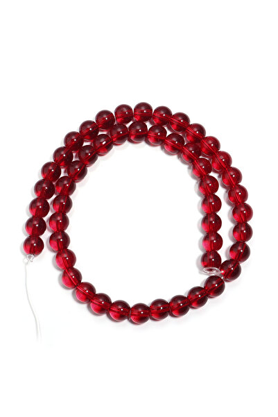 choice2 8mm approx 50pcs 1 Strand Red Glass Beads 4/6/8/10/12mm Round Crystal...
