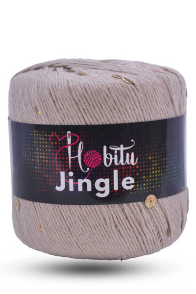 Hobitu Yarns حبل هوبِيتو جينجل (4 قطع) 153 بيج-ذهبي