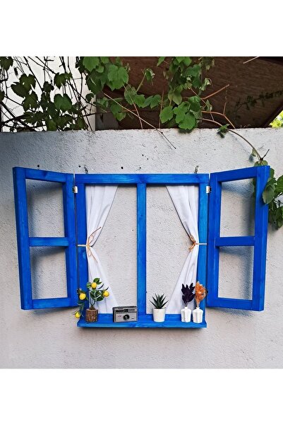 HOHORİ Dekoratif Ahşap Bahçe, Balkon Pencere Panjur Model Saksı, Dekoratif Ür...