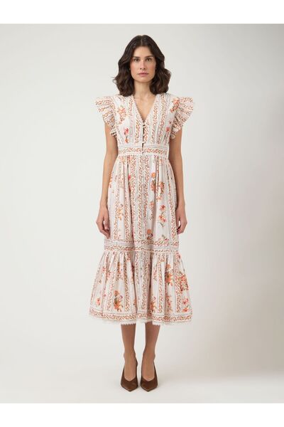 YAS Maxikleid YASFLORATINA