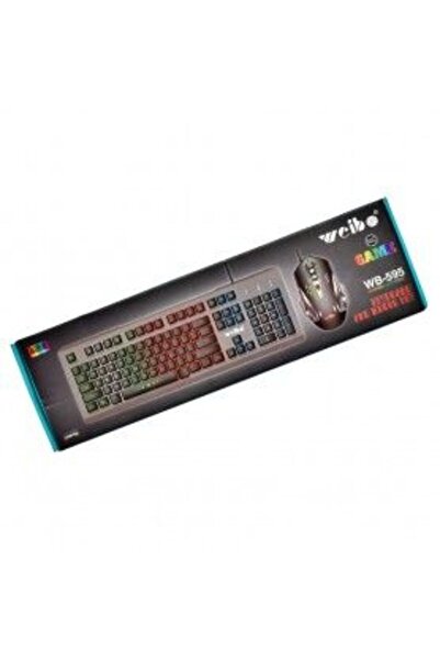 Bibilel Gaming Keyboard and Mouse Set with RGB LEDs and USB / WB-595,