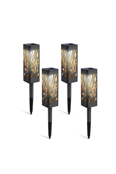 varioshop Σετ 4 τεμαχίων VarioShop ®   Ηλιακά φανάρια κήπου, 39 εκ., εξωτερικ...