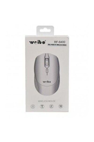 Bibilel Οπτικό ποντίκι διπλής λειτουργίας Bluetooth & Ασύρματο RF - 6400 Weib...