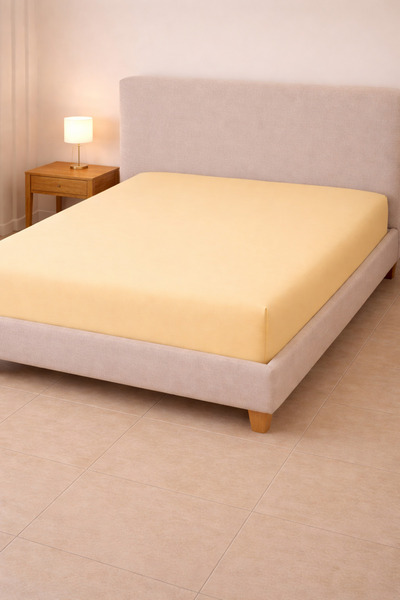LUNGA VİTA Cearșaf elastic bumbac moale din material țesut strâns