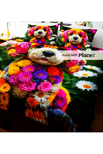 Elmas Dizayn 3D Children's Youth Boys and Girls Bedding Set 160*240 cm Organi...