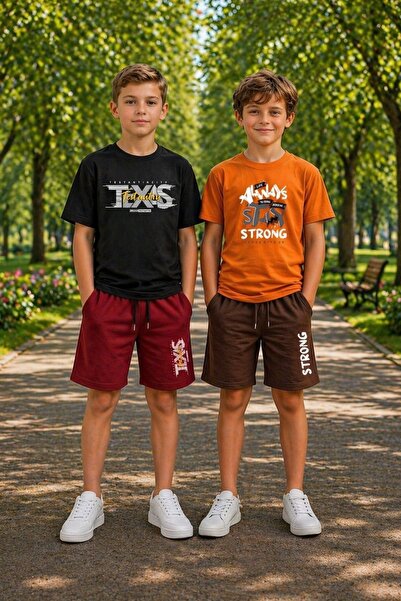 armicem ArmiKids 2-pack Advantage για αγόρια με πολύχρωμα εμπριμέ καλοκαιρινά...