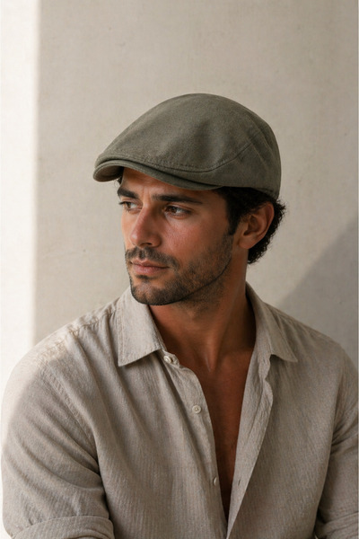 HatClub Exclusive قبعة كاكي للرجال، مطاطية مرنة، مقاومة للعرق، خفيفة الوزن، م...