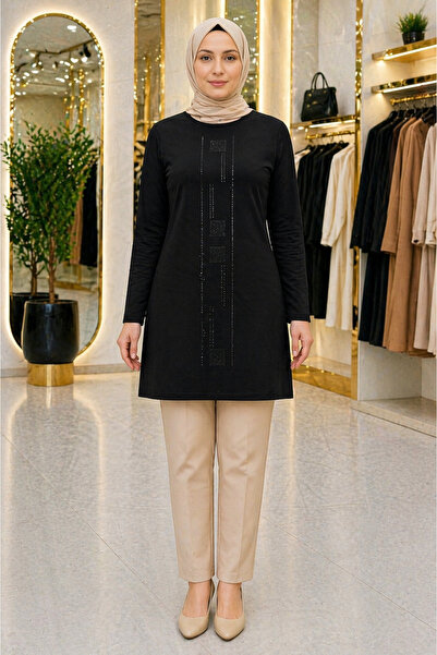 Mutlu City Τουνίκ από χτενισμένο βαμβάκι για μητέρες, σε μεσαία και μεγαλύτερ...