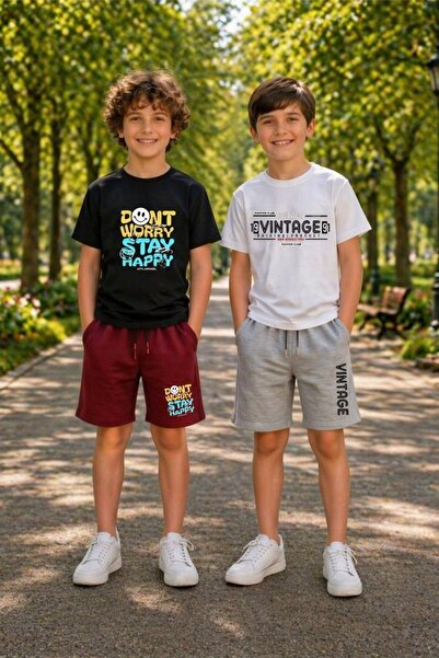 armicem ArmiKids 2-pack Advantage για αγόρια με πολύχρωμα εμπριμέ καλοκαιρινά...