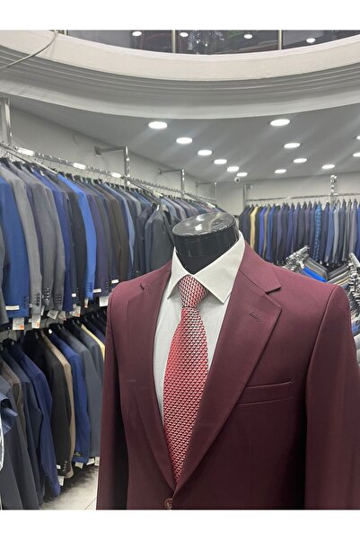 MASSARO Battal Size Large Size Men's Suit Black