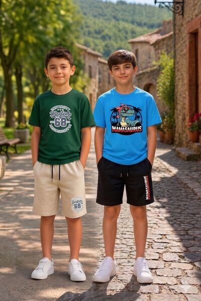 armicem ArmiKids 2-pack Advantage για αγόρια με πολύχρωμα εμπριμέ καλοκαιρινά...