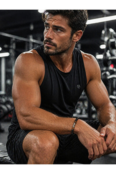 magıcgrange ERKEK BİLEKLİK Kaplan Gözü Doğaltaş Dumbell Detaylı Hematit GÜÇ O...