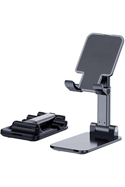 Aptel Βάση τηλεφώνου, αναδιπλούμενη, ρυθμιζόμενου ύψους, πλαστική, μαύρη, 11x...