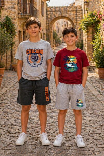 armicem ArmiKids 2-pack Advantage για αγόρια με πολύχρωμα εμπριμέ καλοκαιρινά...