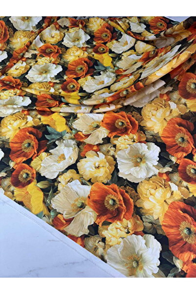ipekkumaş Elena Rose Digital Print Crepe Fabric Our Product Is Sold by the Pi...