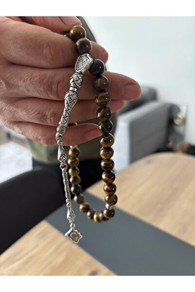 Stone 12 mm Kaplan Gözü 33”lük Tesbih