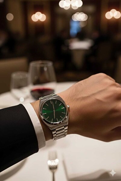 Newera Watch ساعة يد كلاسيكية للرجال من ستيل كوردون