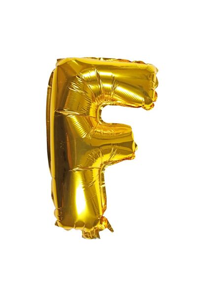 OEM Balon Auriu Litera F