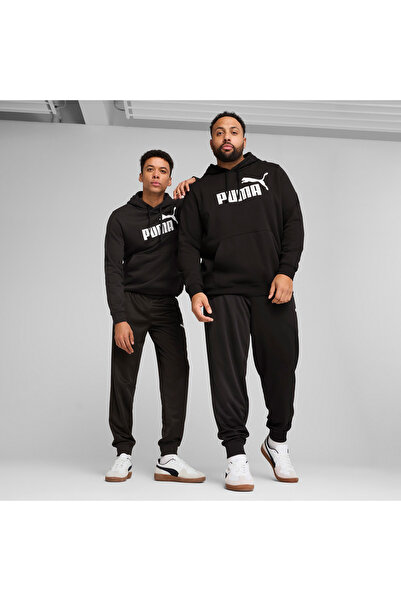 Puma Ess No 1 Logo Poly Erkek Siyah Eşofman Altı