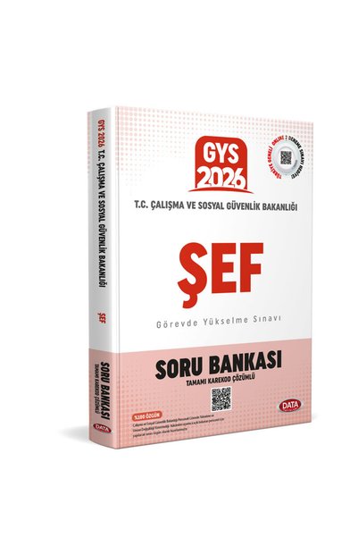 Data Yayınları T.C. Çalışma ve Sosyal Güvenlik Bakanlığı Şef Tamamı Karekod Ç...
