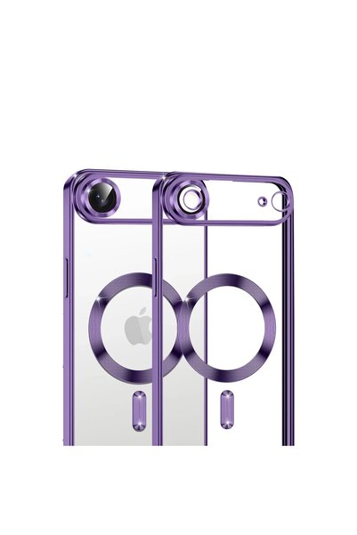 Covpor M-Safe Supporting Transparent Silicone Cross Cover with Camera Lens Protection for iPhone 17 Air