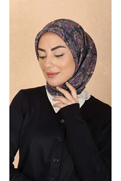 locella Soft Pamuk Eşarp Lacivert