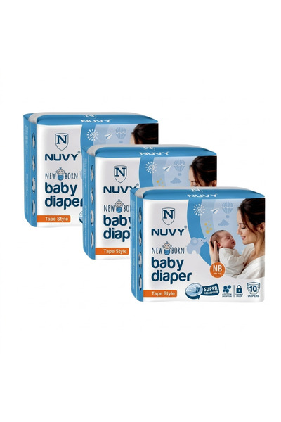 Nuvy NEWBORN DIAPER TAPE STYLE