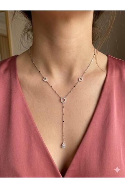 Stilbenim Steel Long Necklace