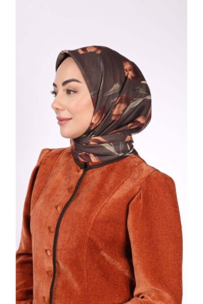 locella Soft Pamuk Eşarp Kahve