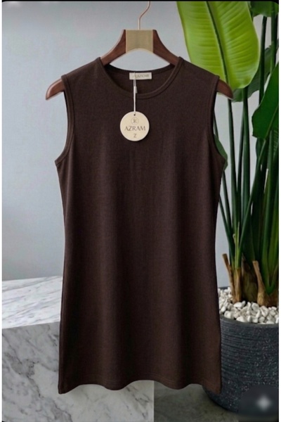 Azram Fashion Sıfır Kol İçlik Tunik