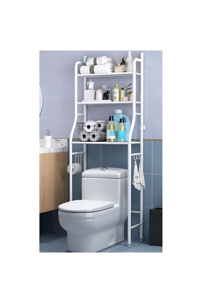 CasaDesteapta.ro Ράφι αποθήκευσης πάνω από την τουαλέτα, αποθηκευτικός χώρος ...