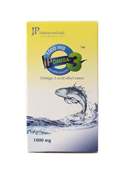 JP Neutraceuticals زيت السمك أوميغا 3 من جي بي بتركيز 1000 ملغ، 60 كبسولة