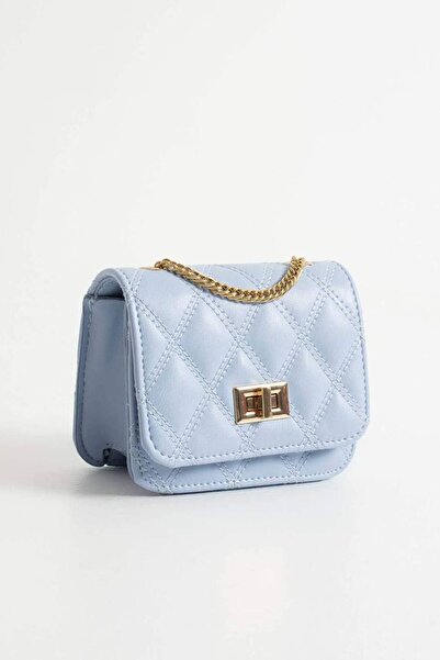 H&D COLLECTİON Γυναικεία τσάντα ώμου μικρού μεγέθους με λεπτομέρεια κεντήματο...