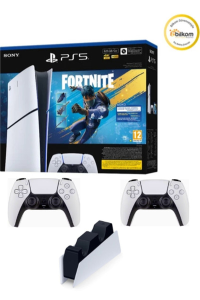 Sony Playstation 5 (Bilkom Garantili) 825 GB Dijital 2 dualsense + İSTASYON F...