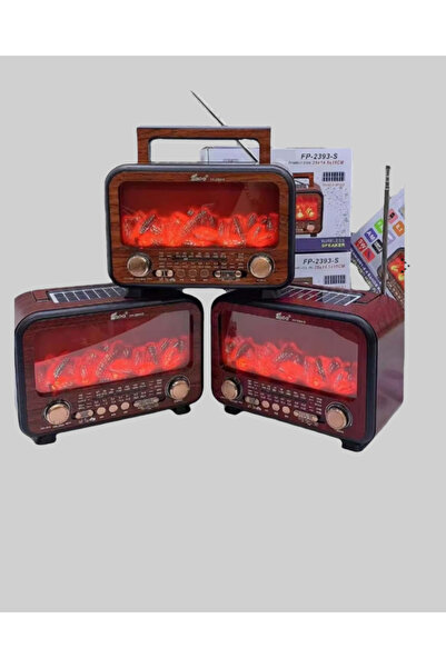 Empressco Solar Şarjlı Şömine Işıklı Bluetooth Hoparlör – Radyo, USB, TF Kart...