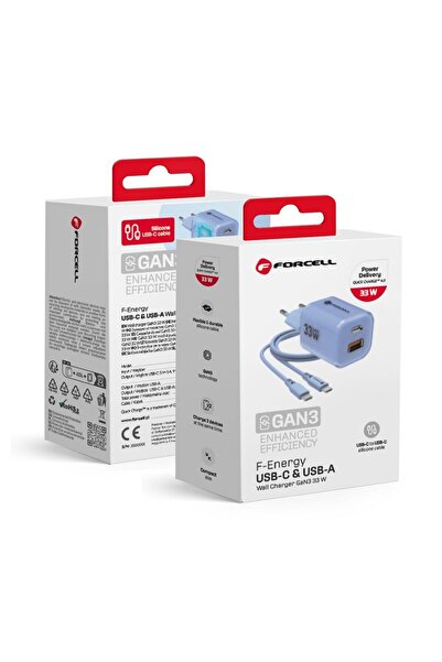 Forcell 33W VT-41 mains charger blue