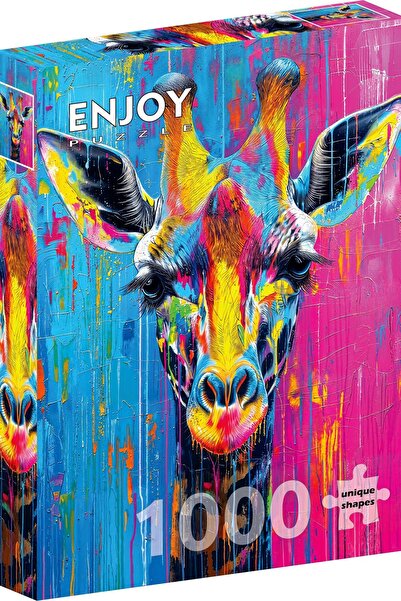 Enjoy Puzzle 1000 Κομμάτια Παζλ Enjoy - Ζωγραφισμένη Καμηλοπάρδαλη (Enjoy-2359)