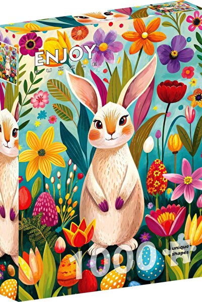 Enjoy Puzzle 1000 Pieces Enjoy Jigsaw Puzzle - Spring Bunny (Enjoy-2385)