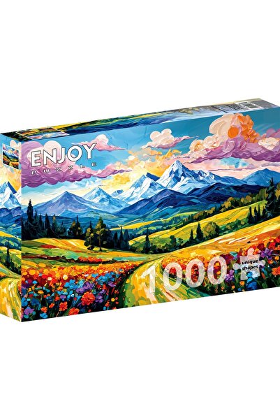 Enjoy Puzzle 1000 de piese Puzzle Enjoy - Valea cu flori (Enjoy-2363)